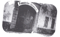 Eingang zum "Preussischen Gefängnis" an der Franziskanerstraße Eingang zum "Preussischen Gefängnis" an der Franziskanerstraße