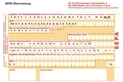 Muster des Überweisungsträgers SEPA mit IBAN und BIC Muster des Überweisungsträgers SEPA mit IBAN und BIC